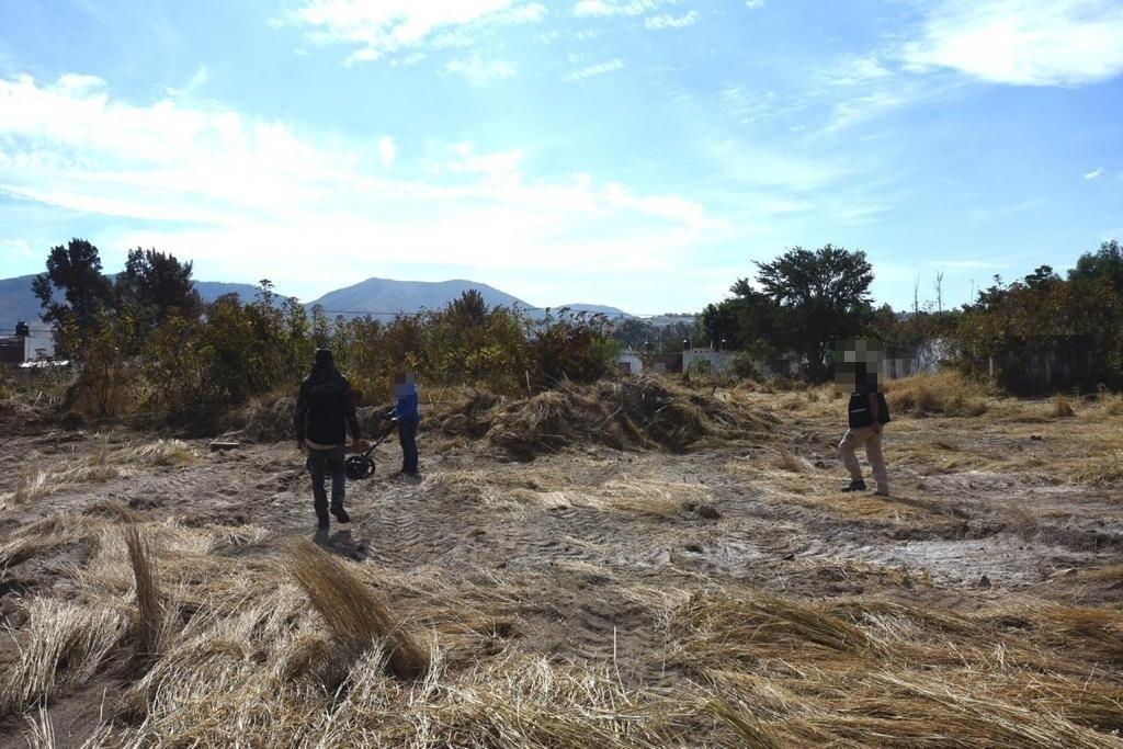 Concluyeron los trabajos de búsqueda en la fosa ubicada en la colonia Ojo de Agua (Cortesía)