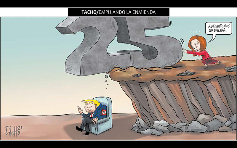 Empujando la enmienda.