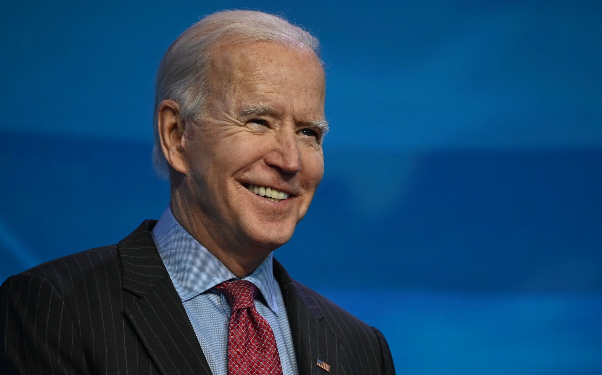 Joe Biden da conferencia de prensa. (AFP)