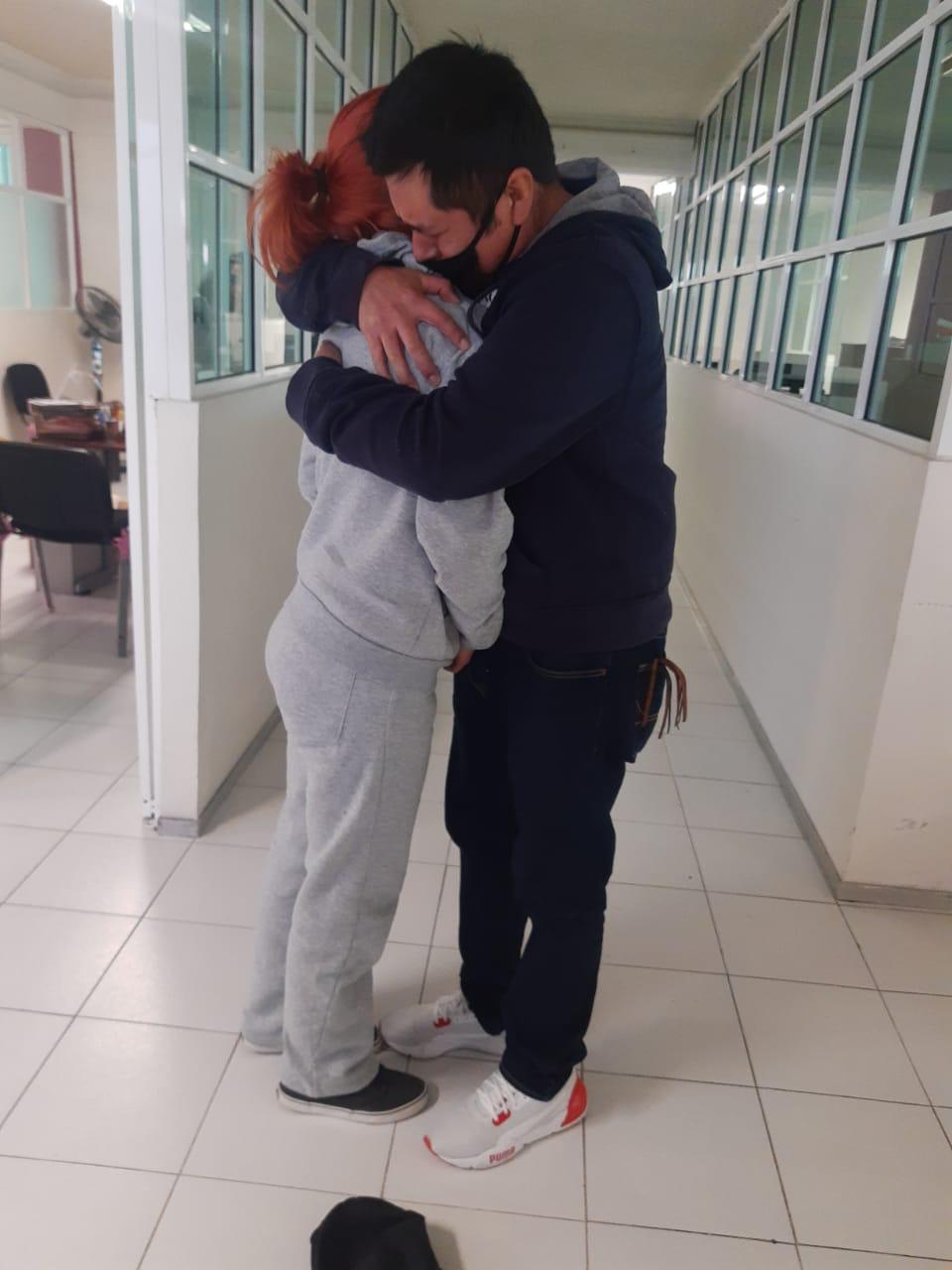 La menor ya se encuentra con sus familiares.