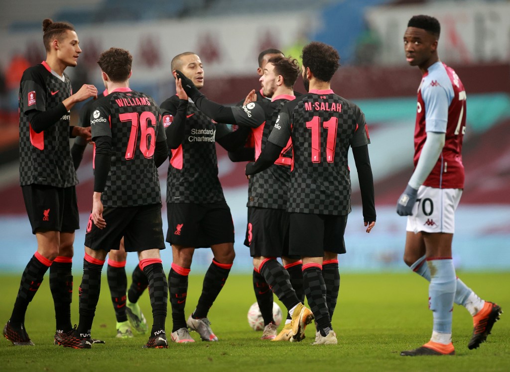 Liverpool venció al Aston Villa (AFP)