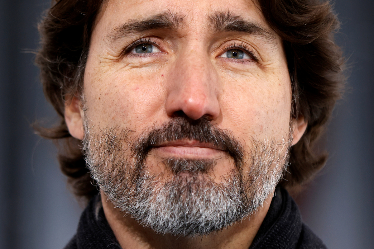 El primer ministro de Canadá, Justin Trudeau, asiste a una conferencia de prensa en Rideau Cottage | Reuters