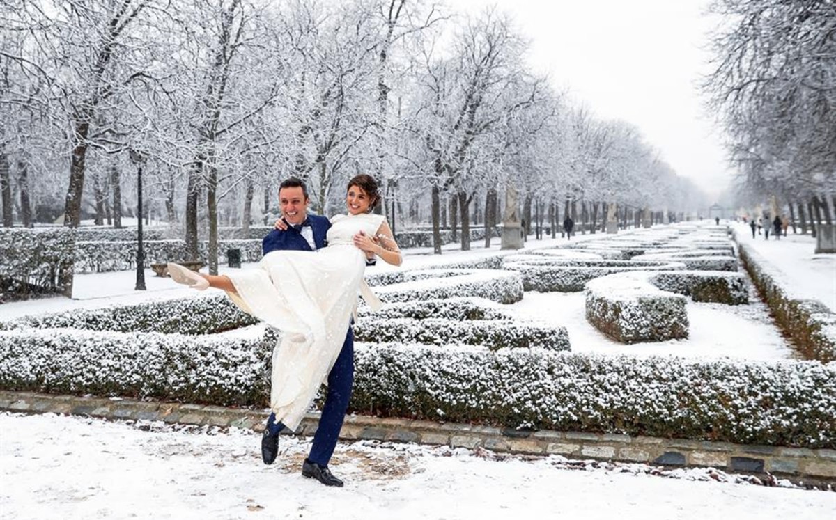 ¡Nieve y covid-19! España enfrenta pandemia y nevadas al mismo tiempo