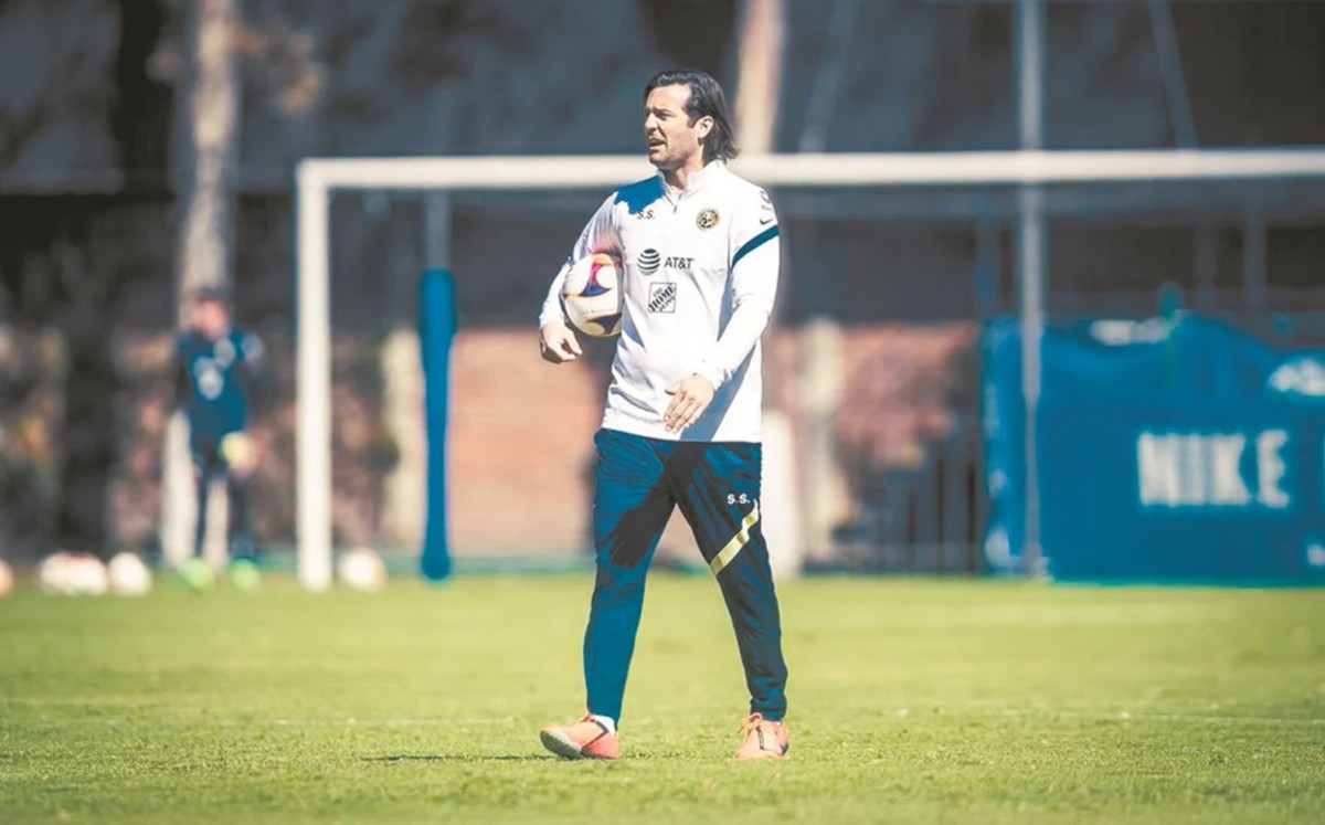 Santiago Solari, técnico del América (Twitter: @ClubAmerica)