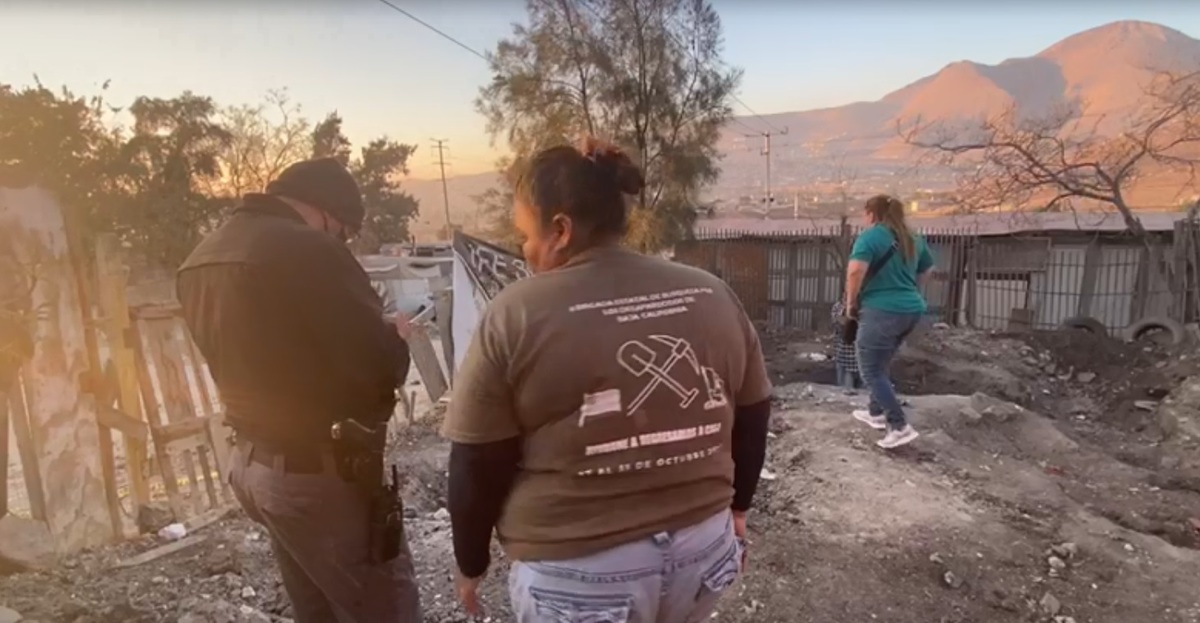 Anunciaron que van a continuar los trabajos de búsqueda en el predio ubicado en una zona con alta incidencia delictiva al este de Tijuana. (Said Betan