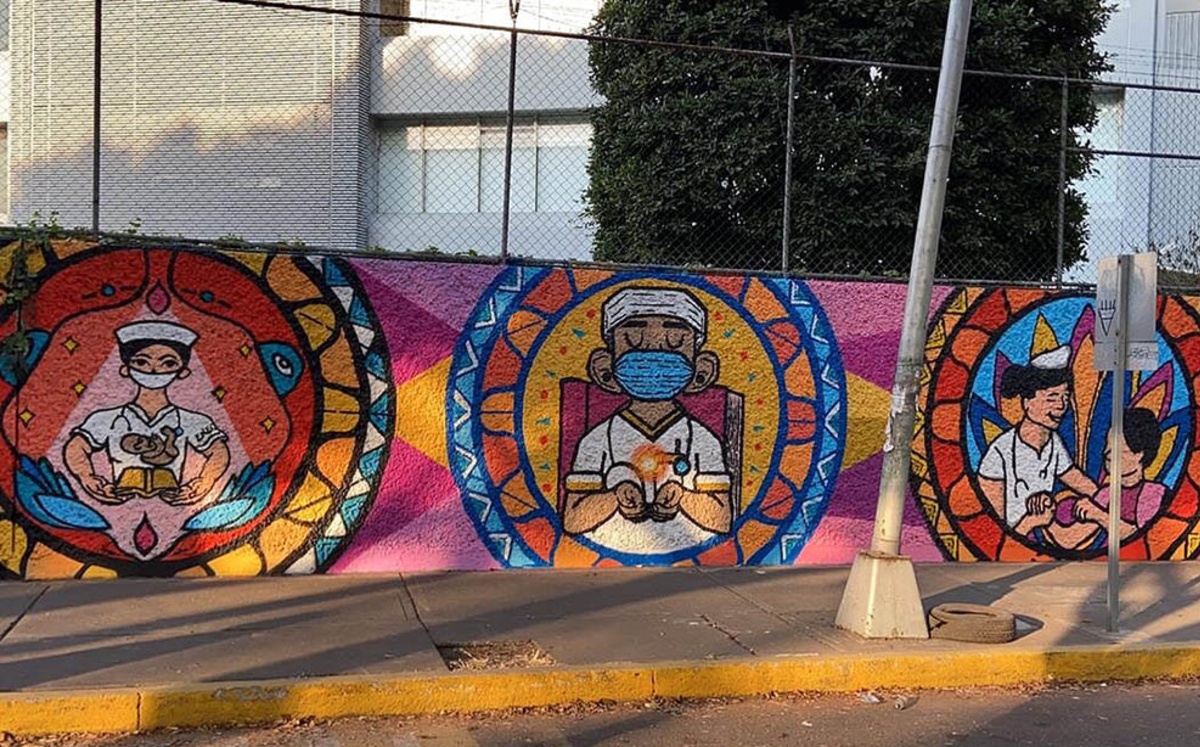 La escuela de enfermería realizó un homenaje al personal médico. (Gaceta UNAM)