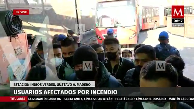 RTP traslada a usuarios de líneas afectadas por incendio en oficinas del Metro
