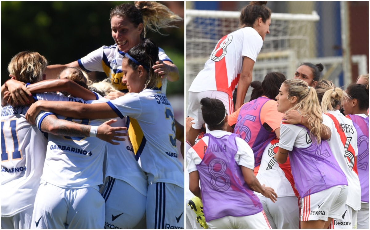 Boca Juniors y River Plate, por el título femenil (Twitter)