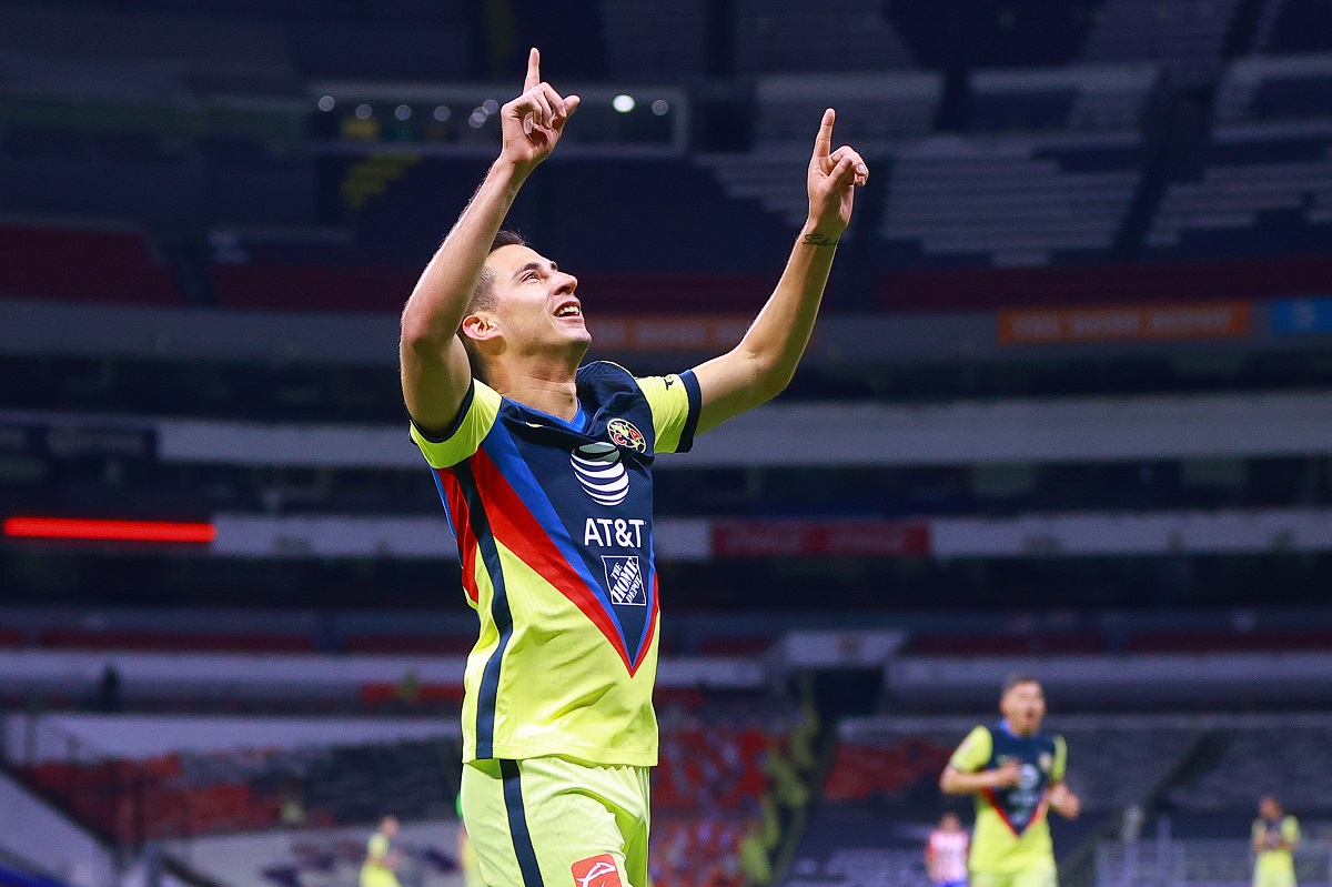 Mauro Lainez debutó con gol con el América (Imago7)
