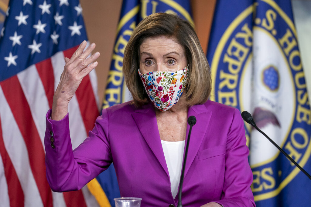 Nancy Pelosi, lideresa de la Cámara de Representantes en el Congreso de Estados Unidos. (AP)