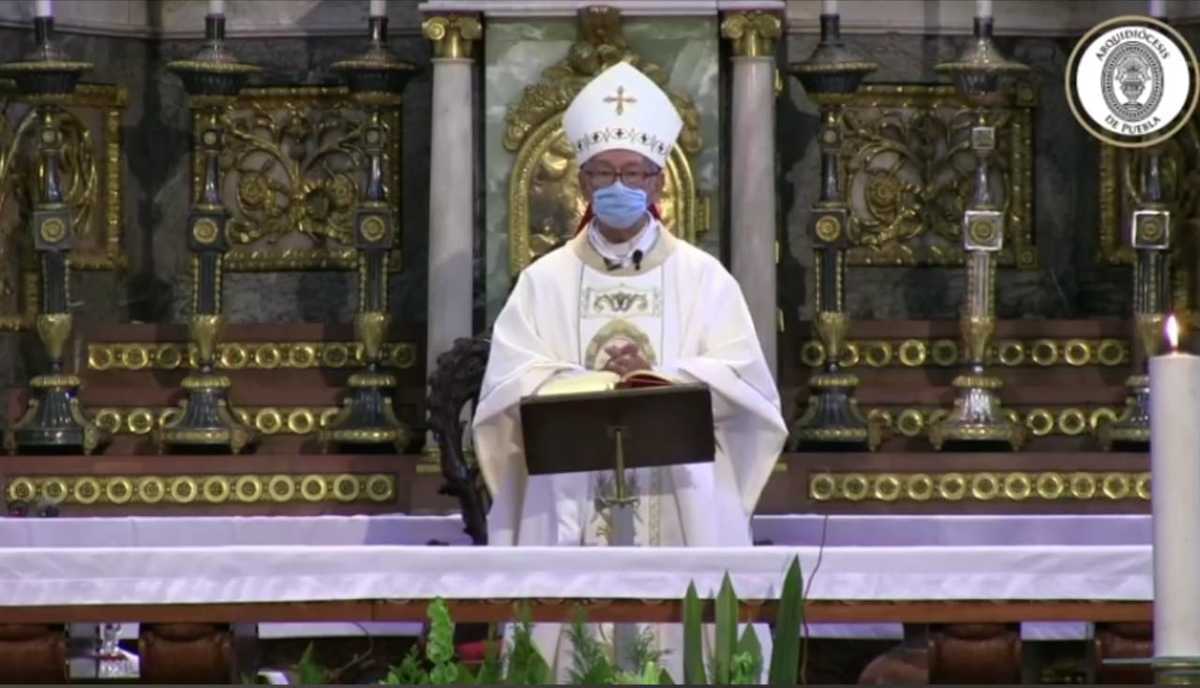 Obispo Auxiliar de la Arquidiócesis de Puebla, Tomás López Durán. (Especial)