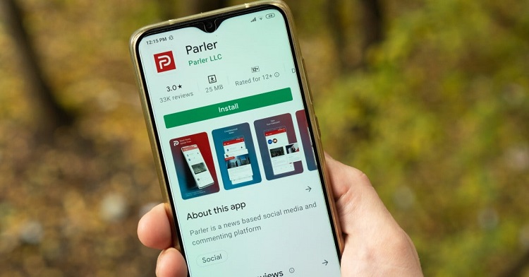 Parler es un servicio de microblogging y redes sociales lanzado en agosto de 2018. (Shutterstock)