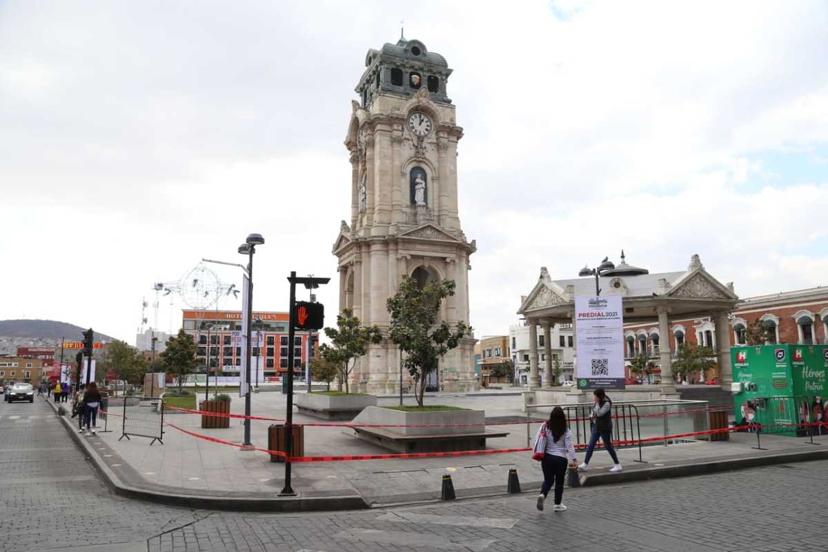Plaza Independencia en Pachuca. (Jorge Sánchez)