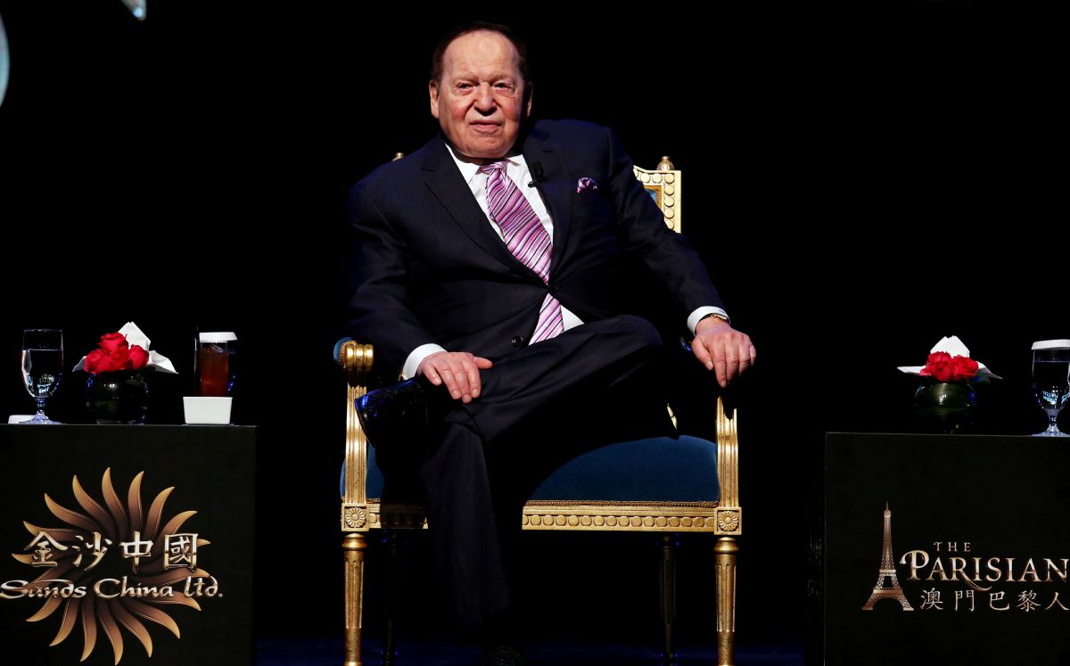 Adelson fue un generoso defensor de la candidatura presidencial de Trump en 2016. Foto: (Reuters)