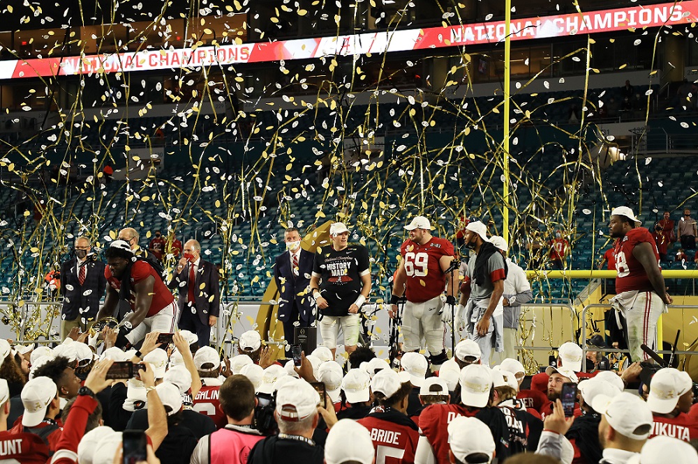 Alabama retoma el título y se coronan en la NCAA (AFP)