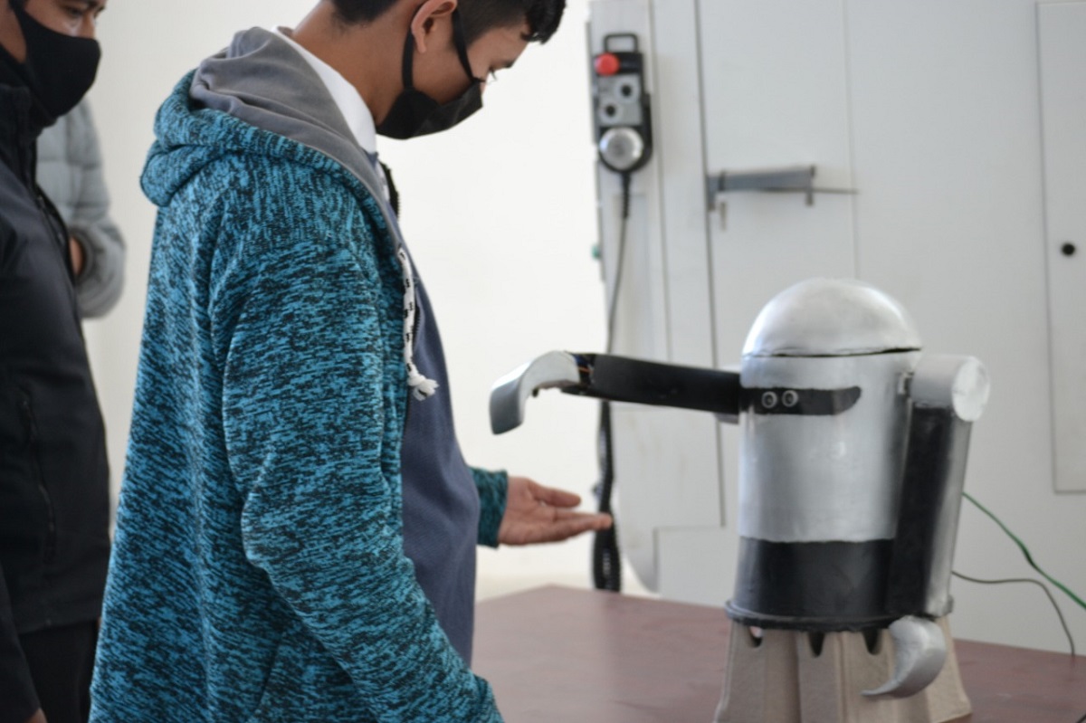 El robot fue bautizado bajo el nombre de Silver. (Cortesía)