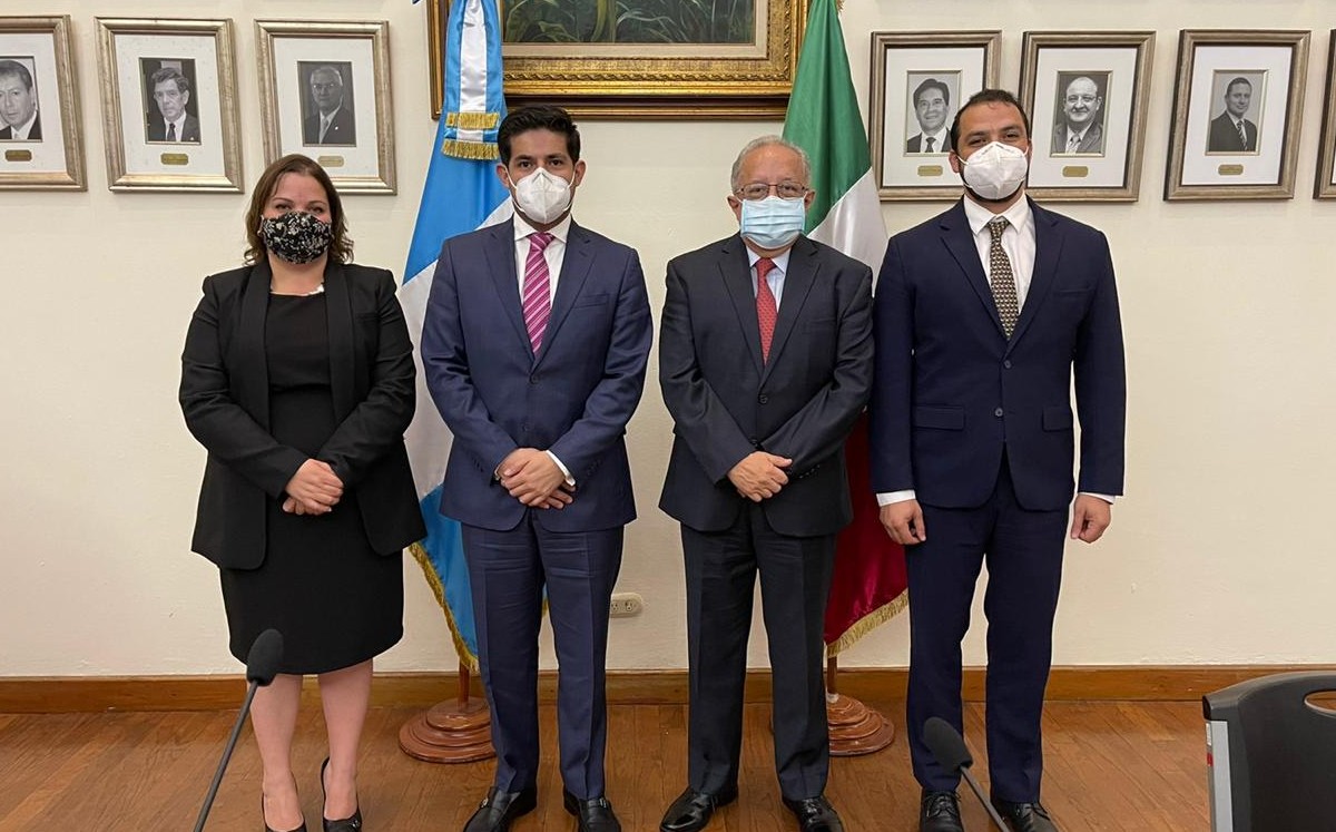 Funcionarios mexicanos realizaron una gira por Guatemala. (Twitter)