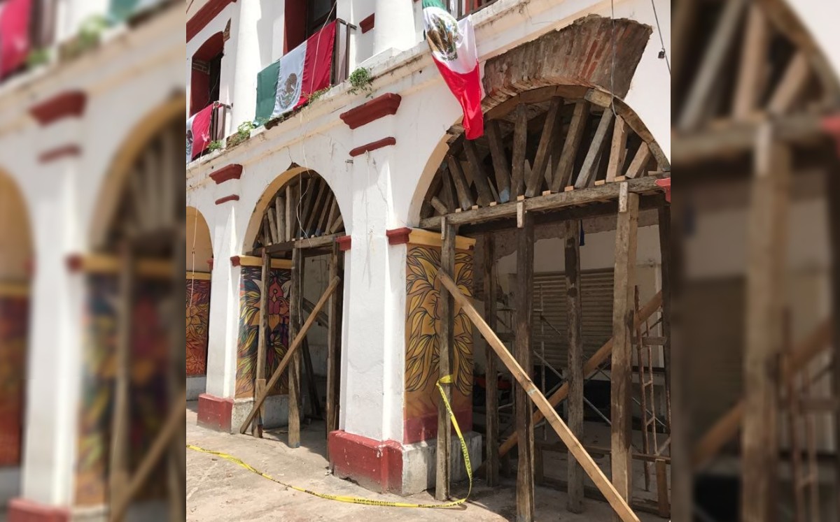 Inmueble dañado. (Especial)