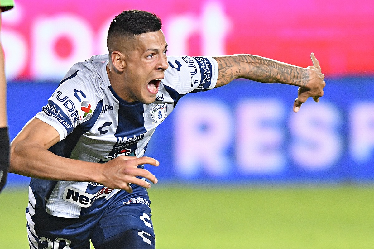 Mauro Quiroga marcó el gol del empate en el Pachuca vs Juárez (Imago7)