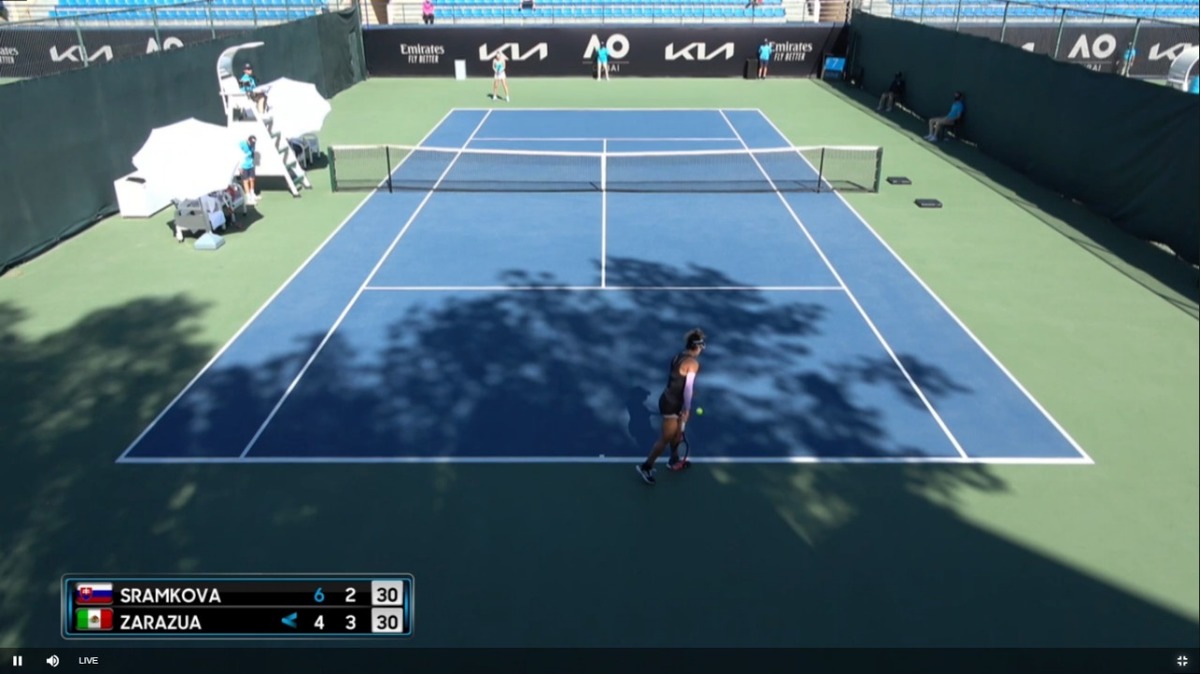 Renata Zarazúa es eliminada de la clasificación al Abierto de Australia (Cortesía)