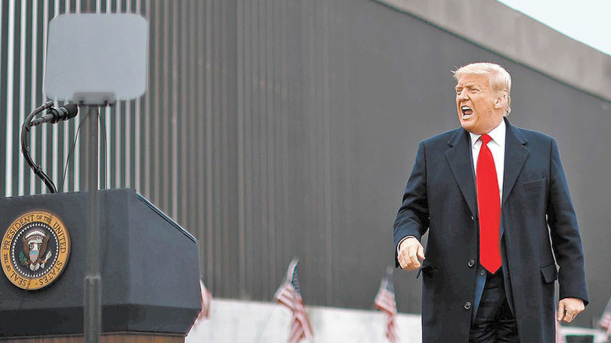 AMLO, “caballero y amigo” que ama a EU: Trump ante el muro