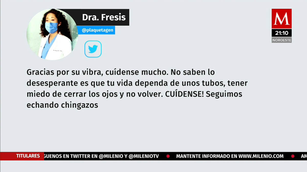 "Este es el fin, me voy a hospitalizar": doctora muere de covid horas después que su esposo