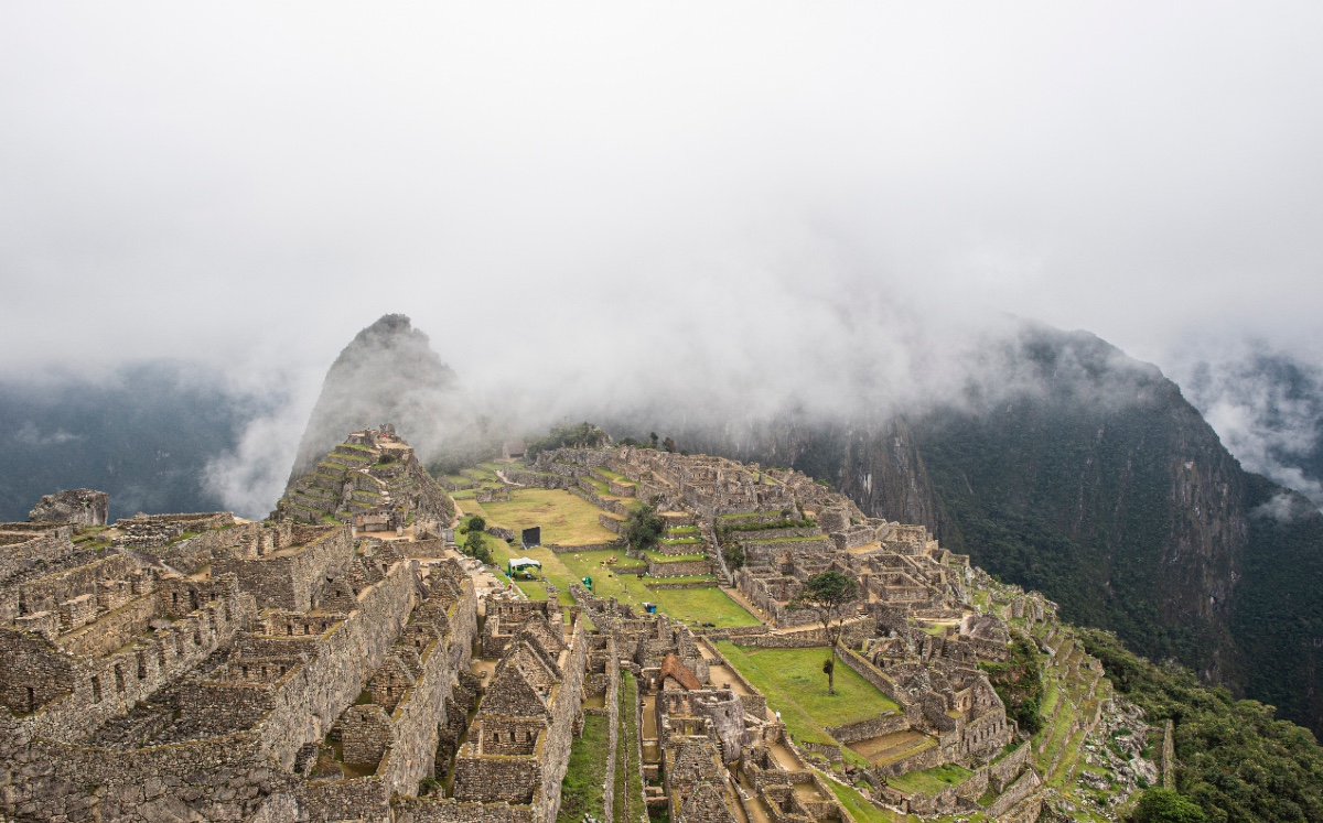 Machu Picchu durante la pandemia de covid-19. (AFP)