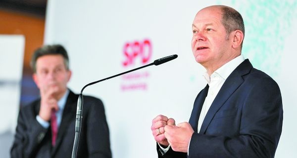 El ministro de Finanzas, Olaf Scholz, presentó la propuesta el año pasado ante la OCDE. HAYOUNG JEON/EFE