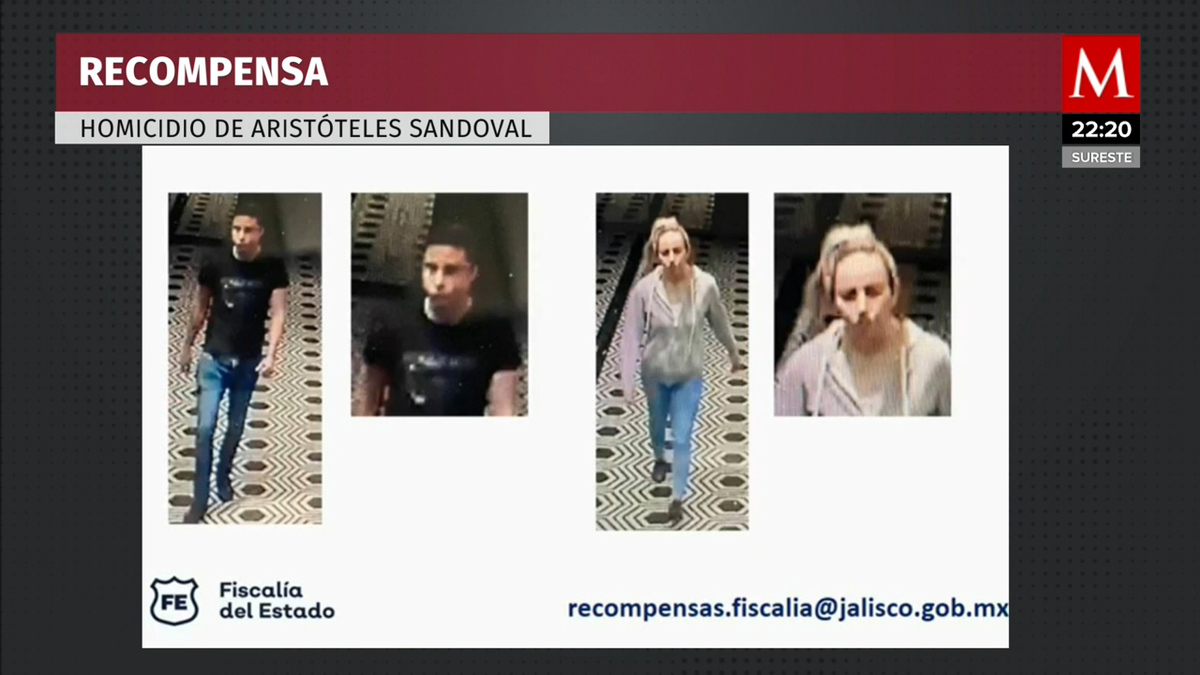 Ofrecen 1 millón de pesos por pareja ligada al asesinato de Aristóteles Sandoval