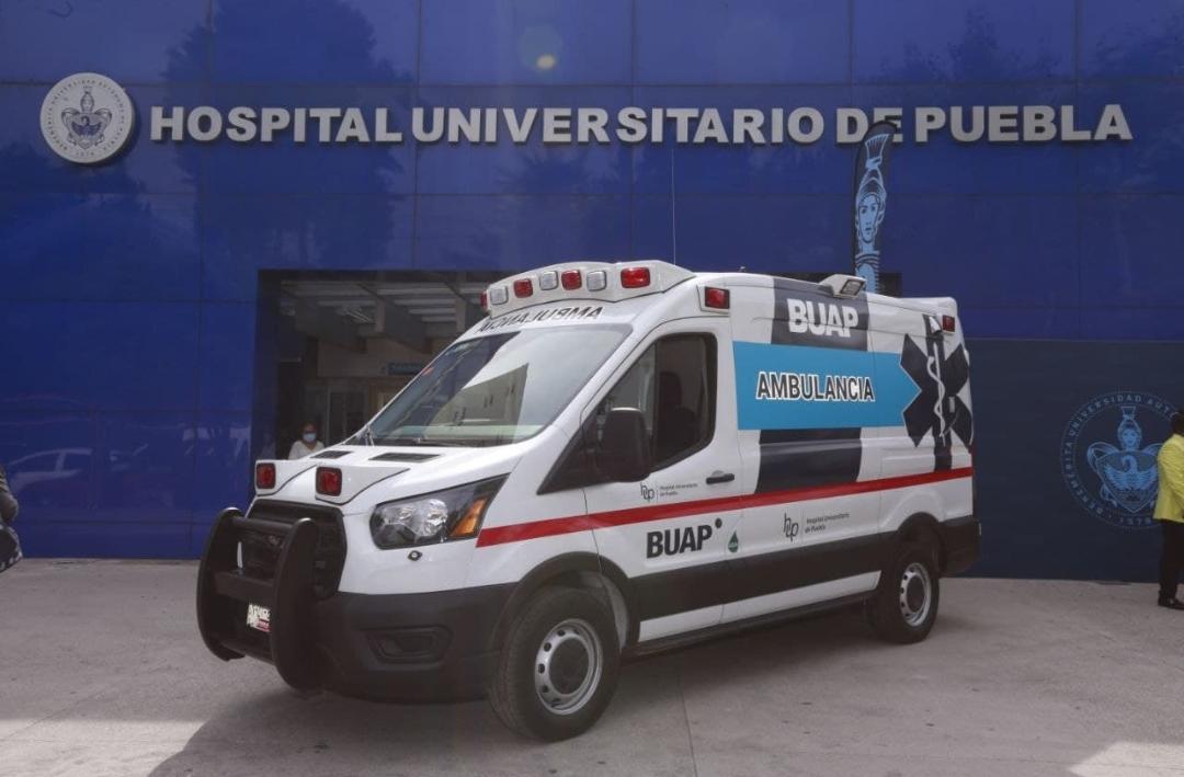 Ambulancia BUAP. (Especial)