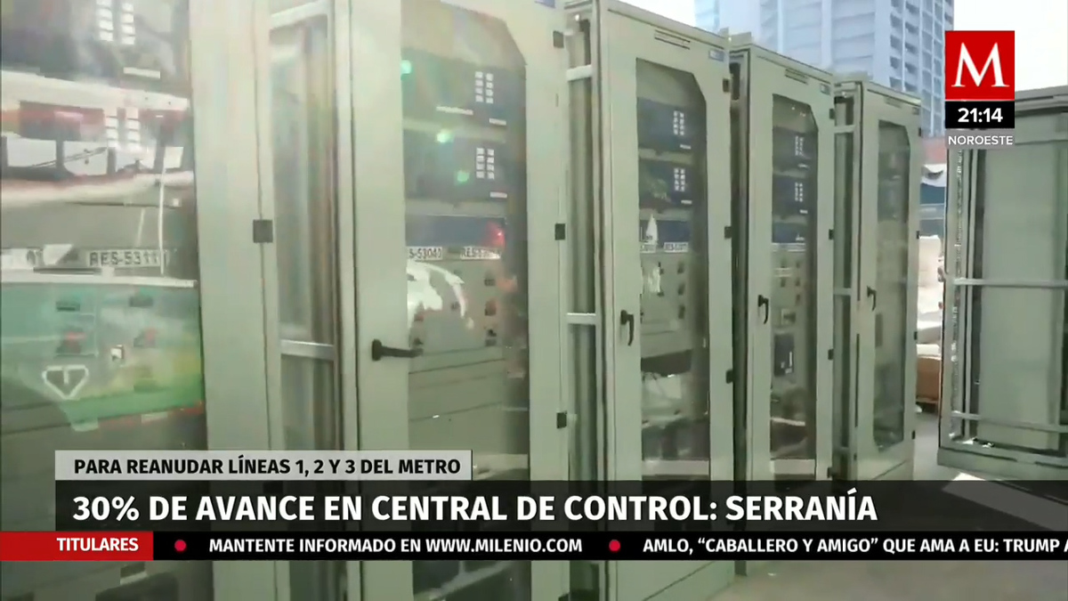 Central de Control emergente para líneas 1, 2 y 3 del Metro, con 30% de avance: directora