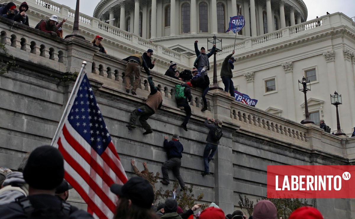Disturbios en el Capitolio el 6 de enero de 2021. (Foto: Jim Urquhart | Reuters)