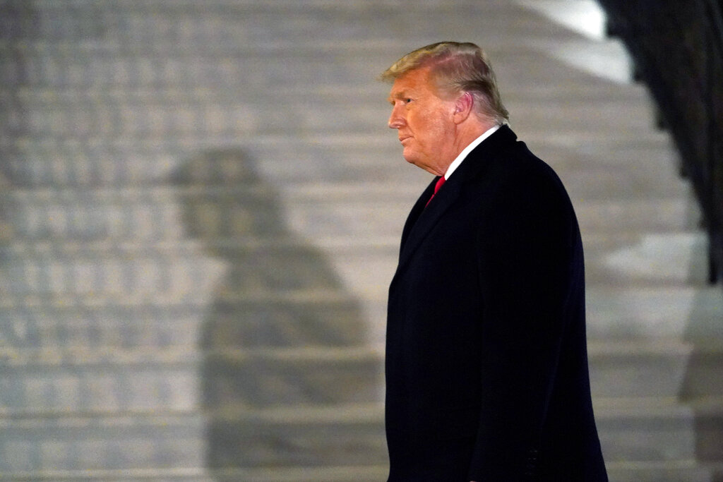 Donald Trump se apronta a enfrentar un segundo juicio político. | AP