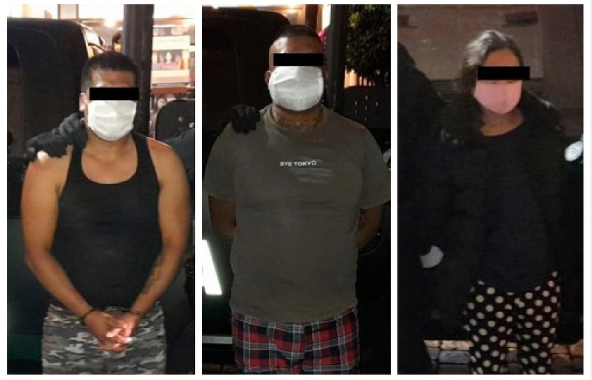 Los detenidos fueron señalados por narcomenudeo.