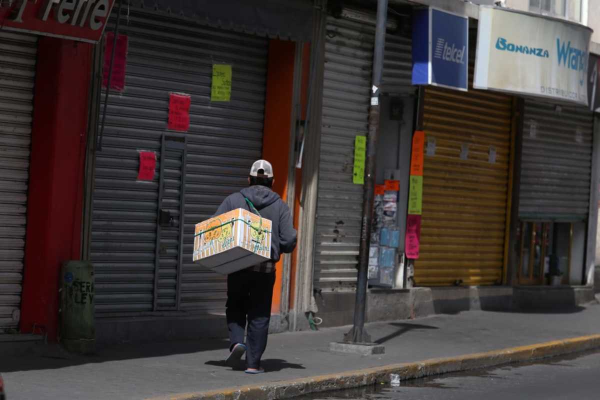 Movilidad en el centro de Pachuca. (Jorge Sánchez)
