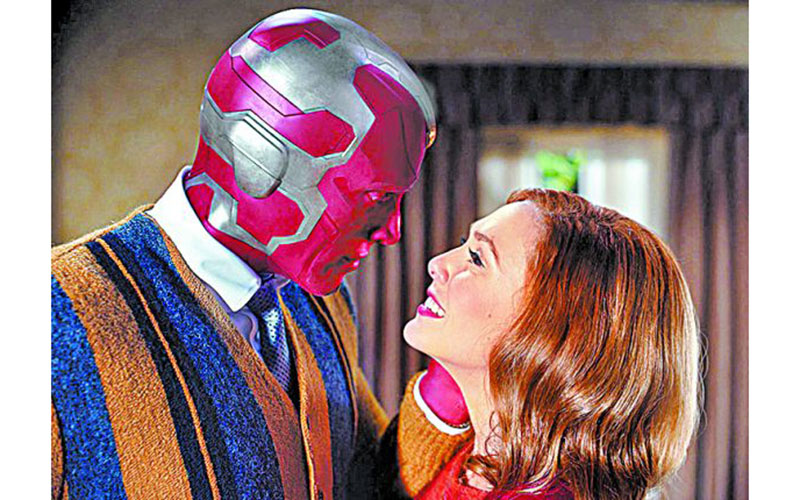 Paul Bettany y Elizabeth Olsen mantienen sus papeles. (Disney+)