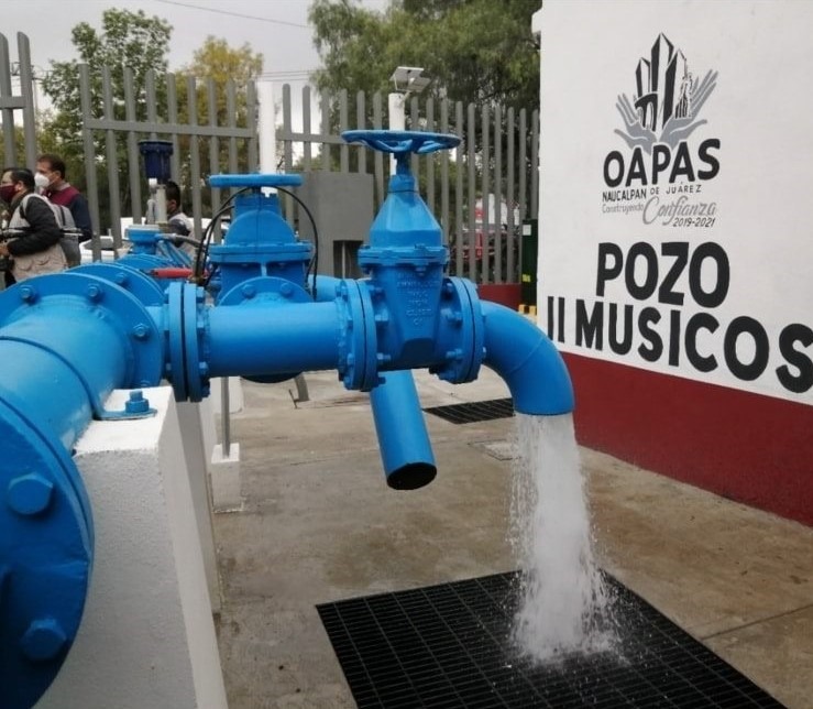 El municipio recibe un caudal de mil 750 litros por segundo del Sistema Cutzamala y la presa Madín. (Especial)