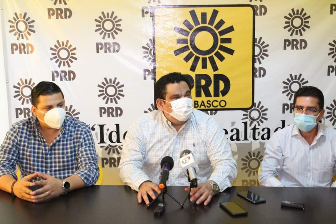 El dirigente estatal del partido, Javier Cabrera, indicó que se busca una alianza electoral total en Tabasco. (@PRDTabasco1)