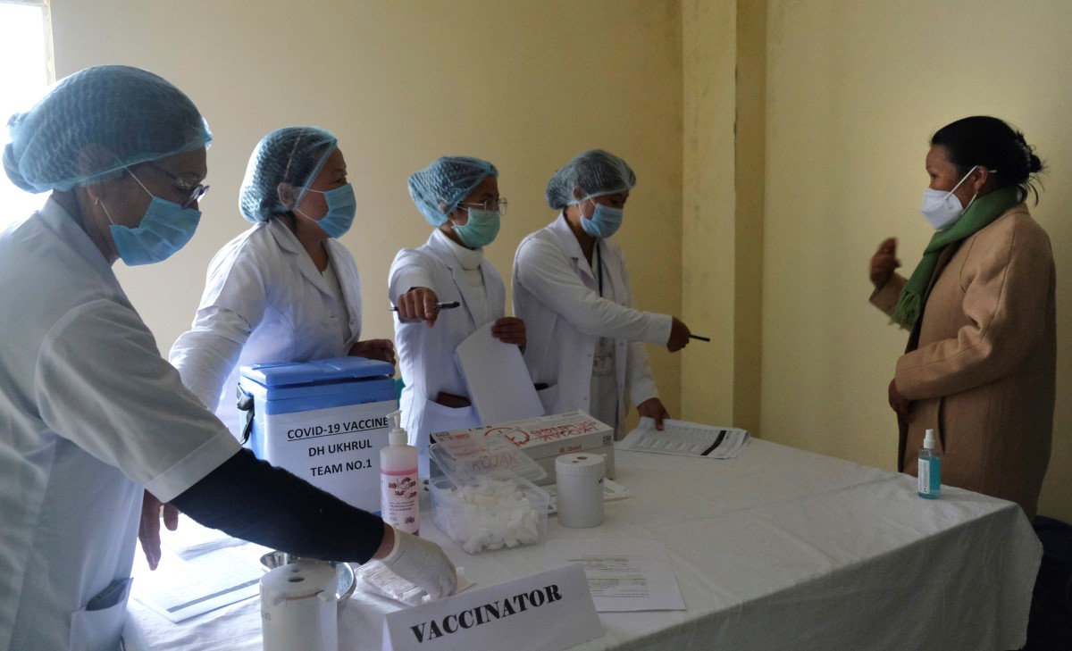 India inició su campaña de vacunación contra el covid-19. | AP