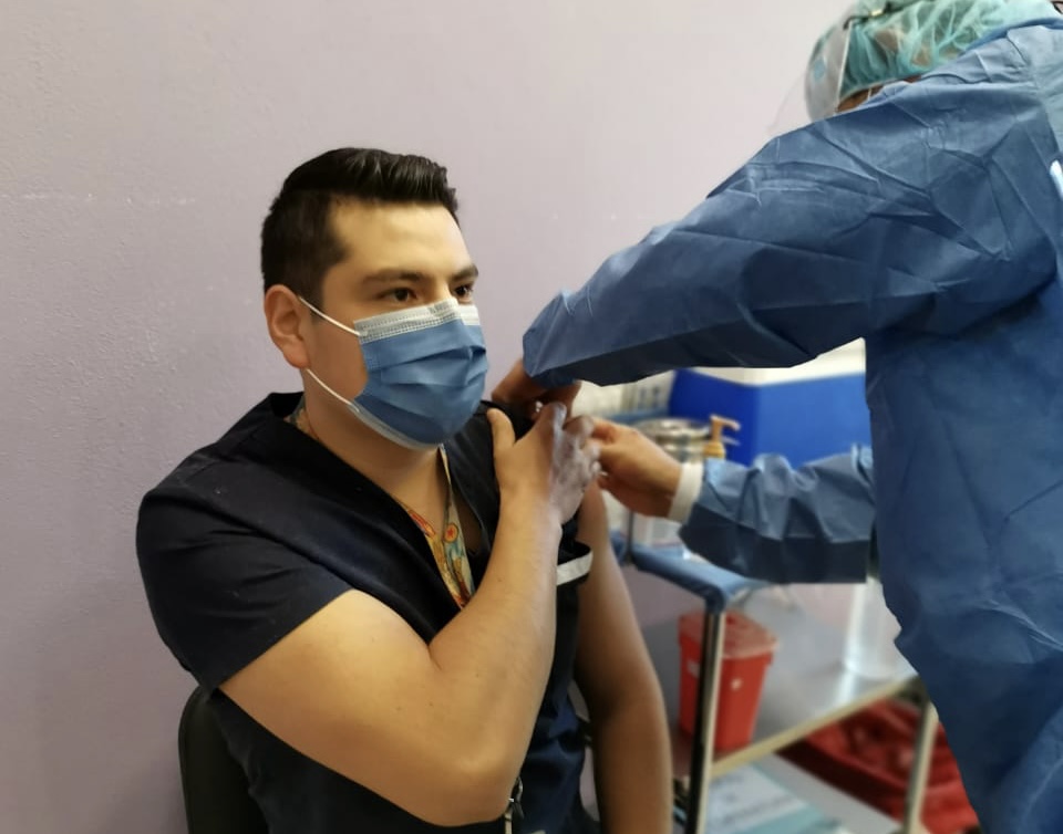 José de Jesús Montiel Vite, enfermero del Hospital General de Pachuca. (Especial)