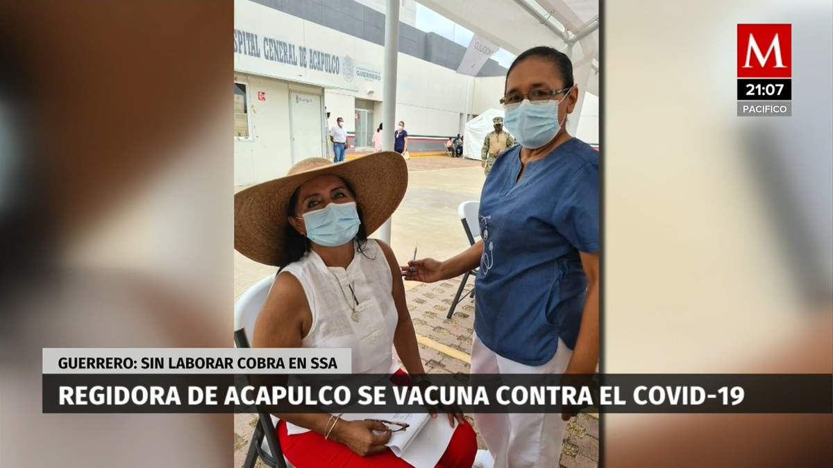 En Acapulco, regidora presume en redes que fue vacunada contra el covid-19