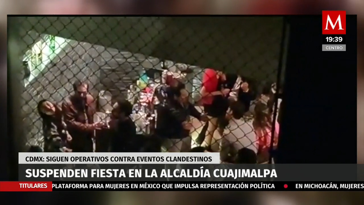 En CdMx, suspenden fiesta en Cuajimalpa por covid-19