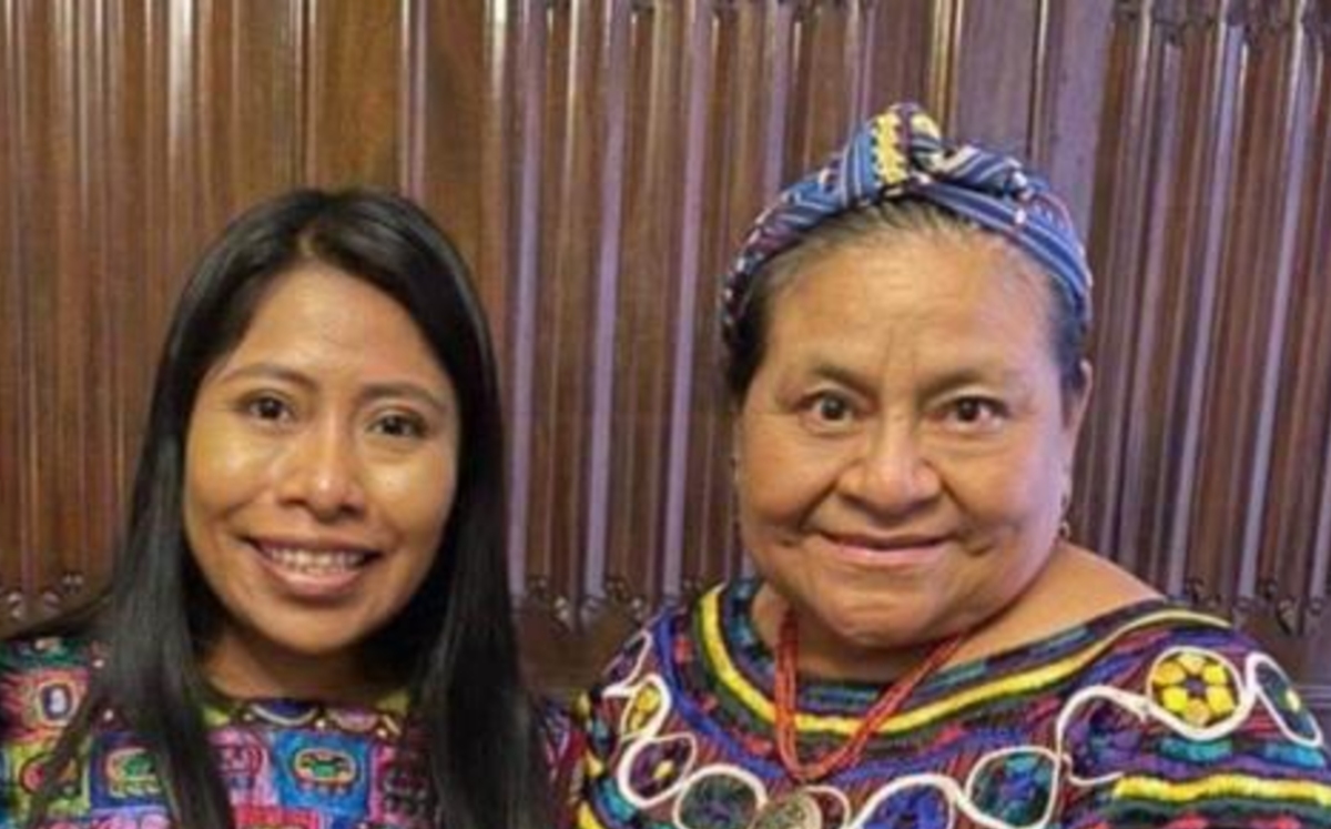 Yalitza Aparicio y Rigoberta Menchú en Guatemala (Instagram)