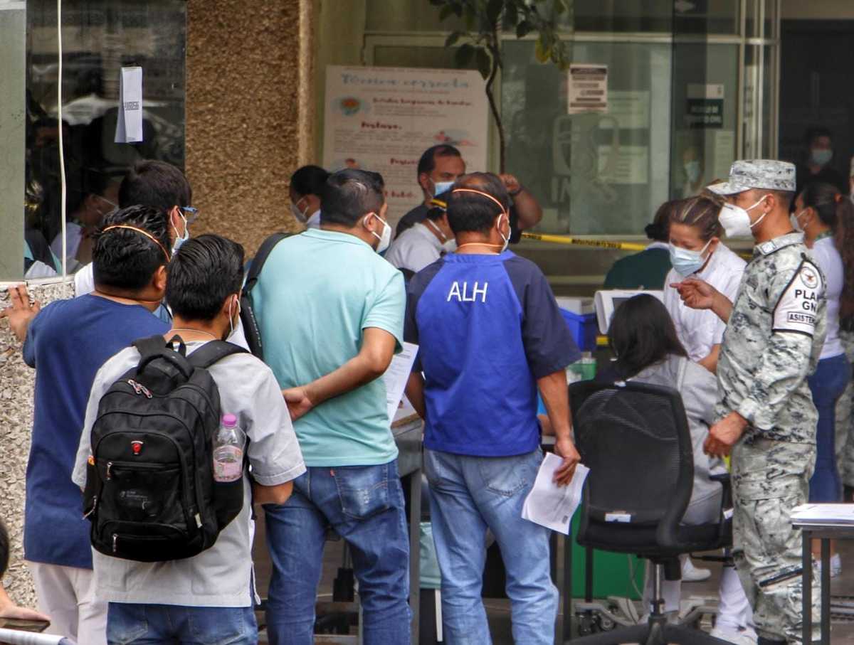 Aplicación de la vacuna contra la covid-19 en el Hospital de la Margarita. (Melanie Torres)