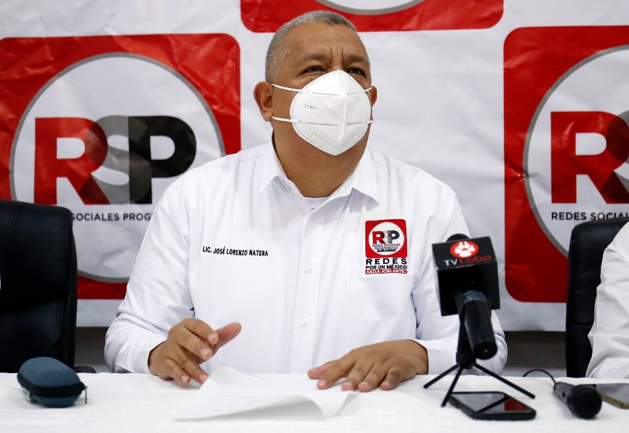 José Lorenzo Natera, coordinador del partido Redes Sociales Progresistas en la Región Laguna. (Rolando Riestra)
