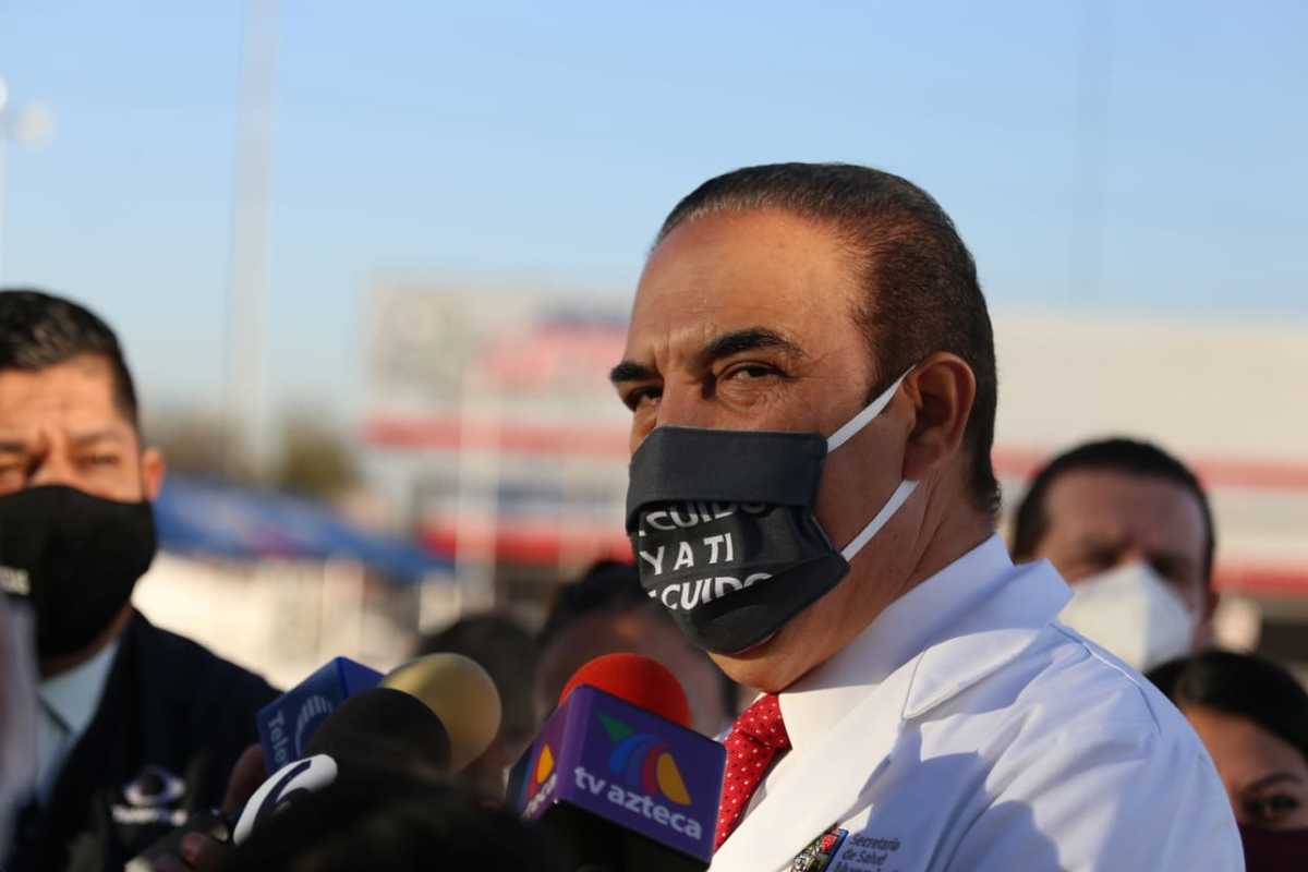 Manuel de la O, secretario de Salud en Nuevo León. Foto: Jorge López.