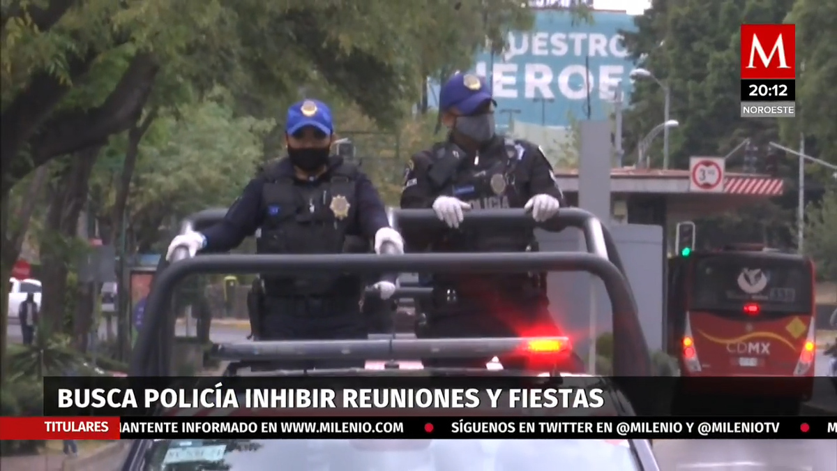 En la Miguel Hidalgo, la 'policía covid-19' disipará reuniones masivas