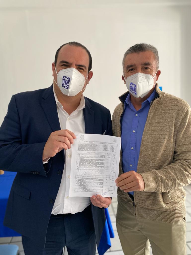 Omar Borboa se registra como pre candidato del PAN para alcaldía de Zapopan. (Cortesía)