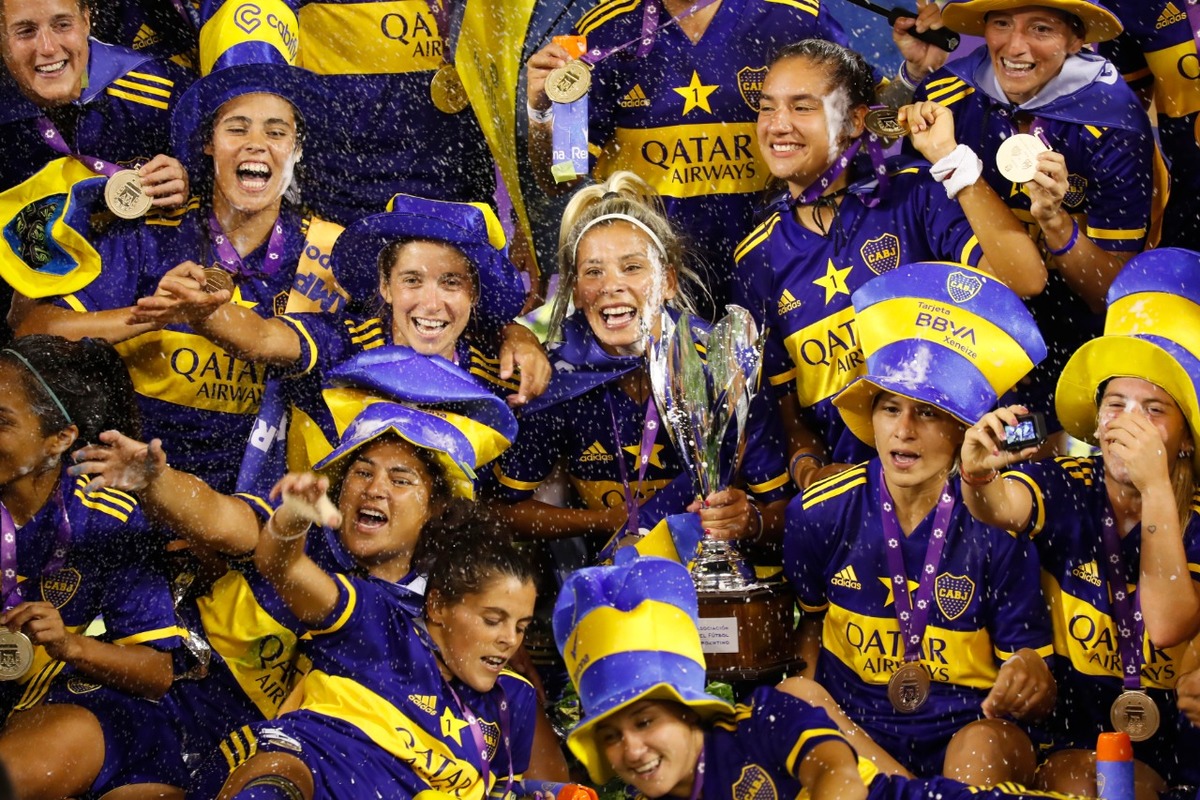 Boca Juniors es campeón de la liga profesional de futbol femenil (AFP)