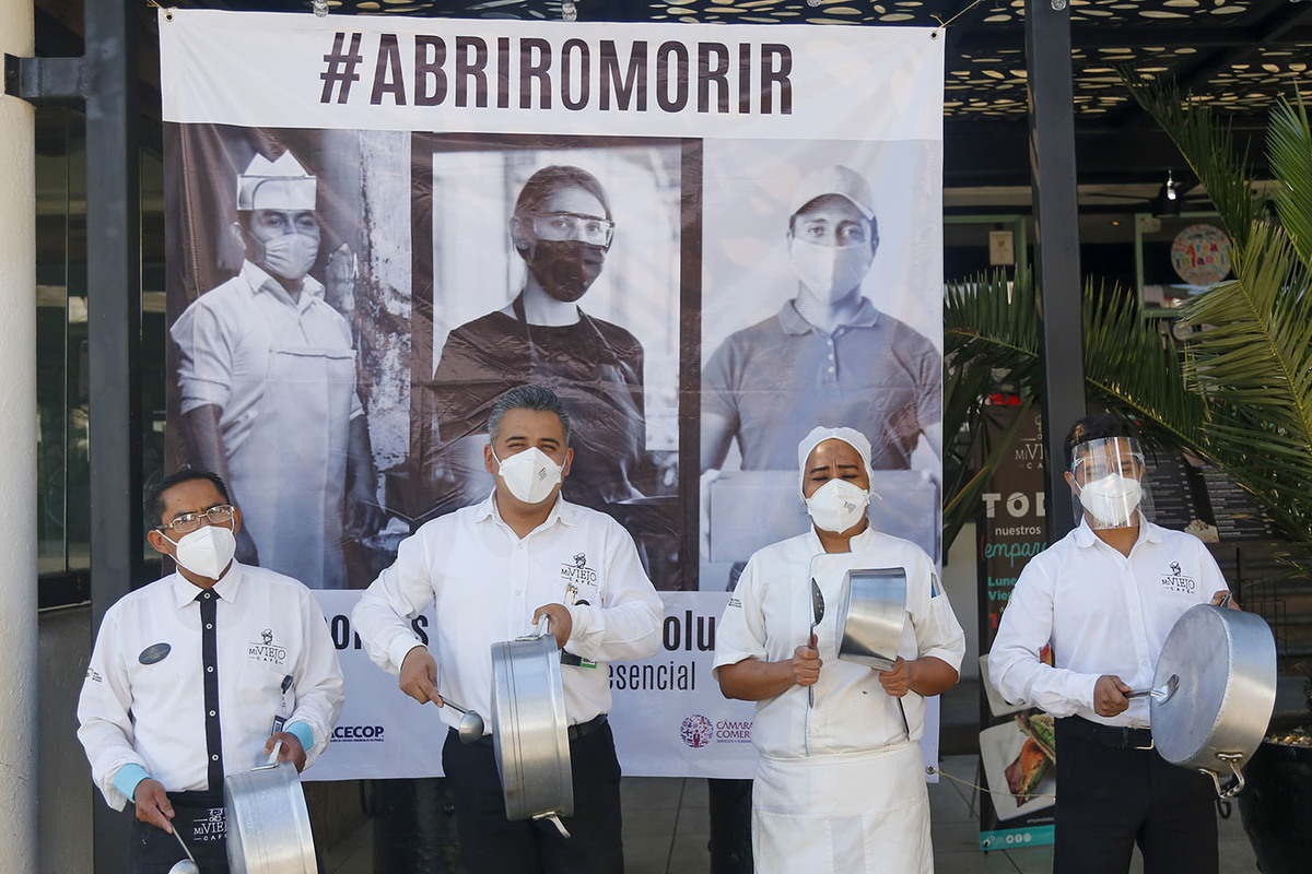 Campaña Abrir o Morir en Puebla. (Andrés Lobato)